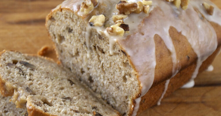 Glazed Banana Nut Bread