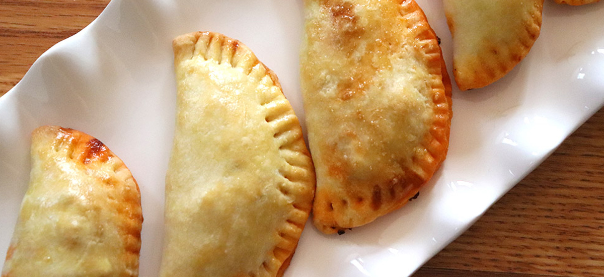 Empanadas with Sriracha Mayo